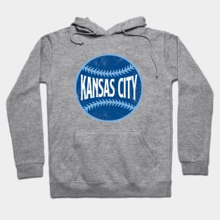 Kansas City Retro Baseball - White Hoodie